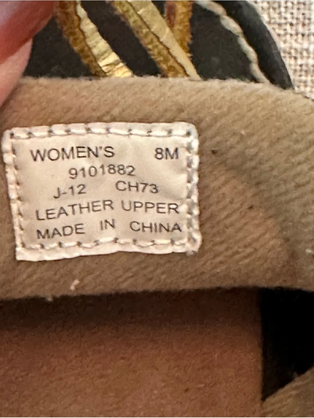 Sperry Top-Sider Boat Shoes Women 8M‎ Black Beige Leopard Mob Wife